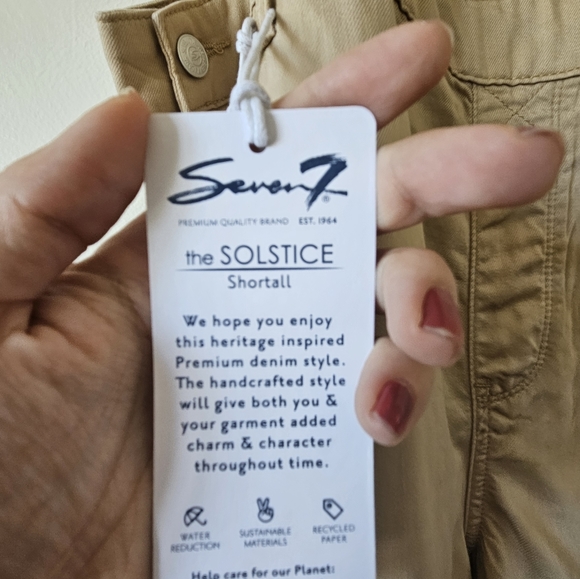 NWT Seven for all mankind the solstice khaki overalls - Picture 8 of 11